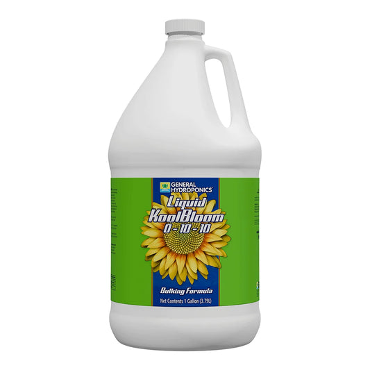 General Hydroponics Liquid KoolBloom 0-10-10 bulking formula, 1 gallon jug