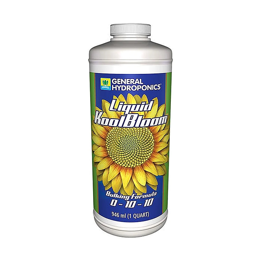 General Hydroponics Liquid KoolBloom 0-10-10 bulking formula, 1 quart bottle