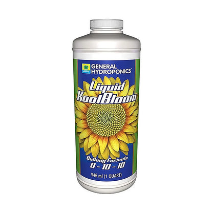 General Hydroponics Liquid KoolBloom 0-10-10 bulking formula, 1 quart bottle
