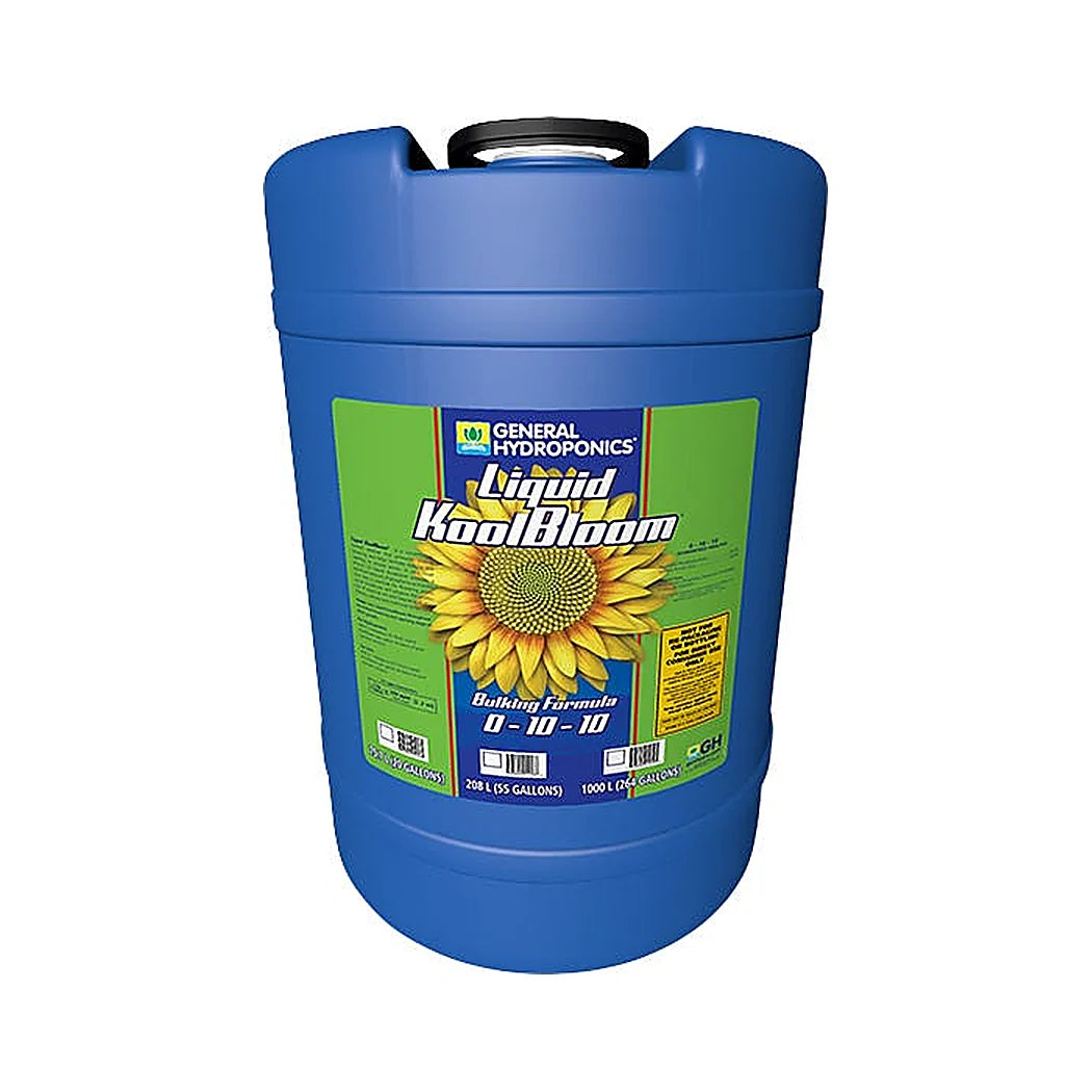 General Hydroponics Liquid KoolBloom 0-10-10 bulking formula, 15 gallon drum