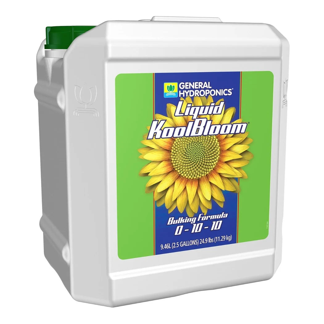 General Hydroponics Liquid KoolBloom 0-10-10 bulking formula, 2.5 gallon jug