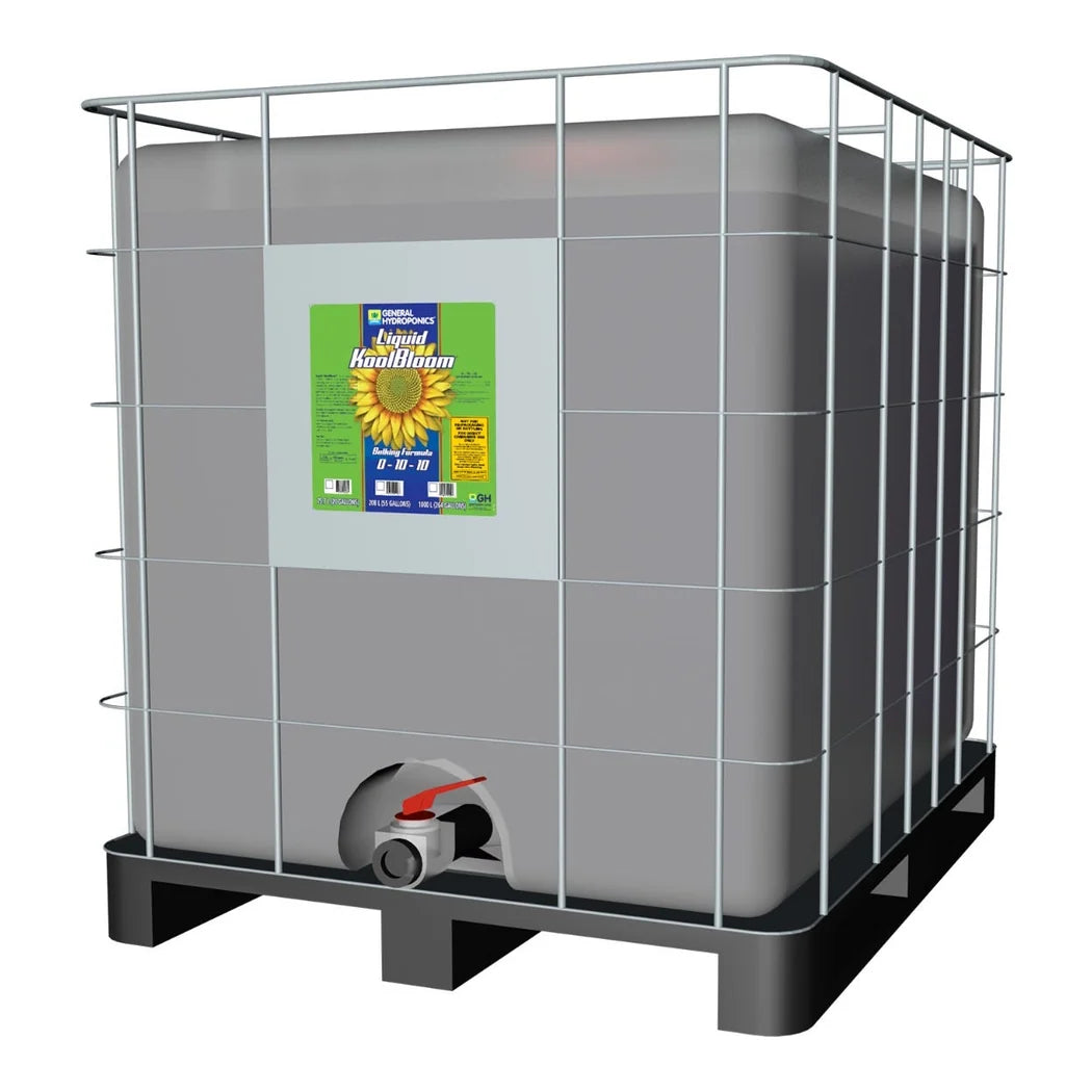 General Hydroponics Liquid KoolBloom 0-10-10 bulking formula, 275 gallon tote