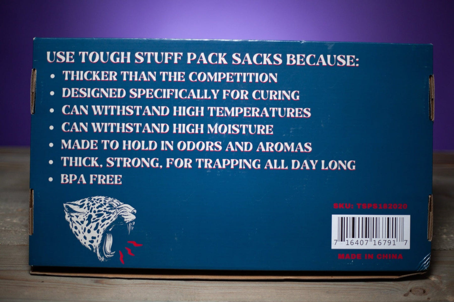 Common Culture Tough Stuff Pack Sack 18" X 20" - 100 Pack Back Label