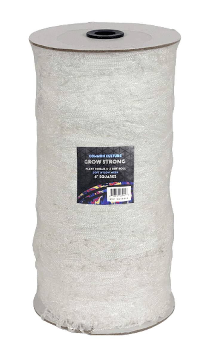 Common Culture Soft Mesh Nylon Trellis Netting Bulk Roll 5 ft x 350 ft w/ 6 in Squares Main View