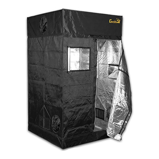 Gorilla Grow Tent 4 x 4 with door and window open