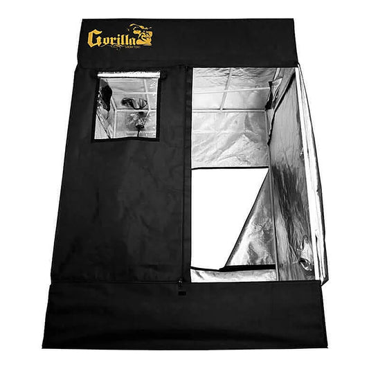 Gorilla Grow Tent 5 x 5 with the right door open