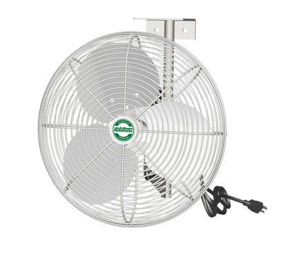 EZ-Breeze HAF 16" Basket Fan, White, 1/10HP, 1PH, 115V, W/Brkt & 10' Cord Main Image