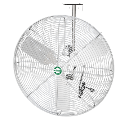 EZ-Breeze HAF 24" Basket Fan, White, 1/3HP, 1PH, 115V, W/Brkt & 10' Cord Main Image