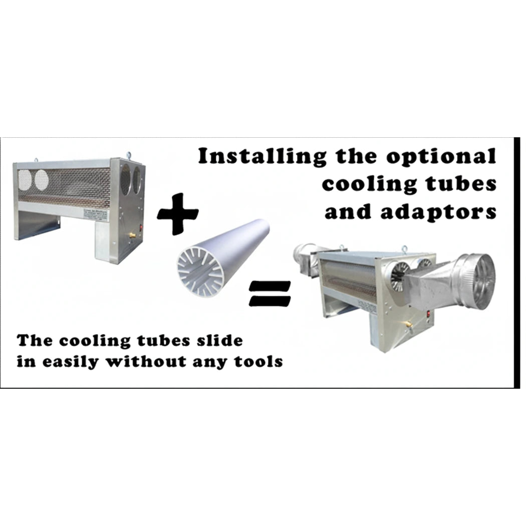 Green Air Products - DA-28 Air Cooling Duct Adapter optional installation