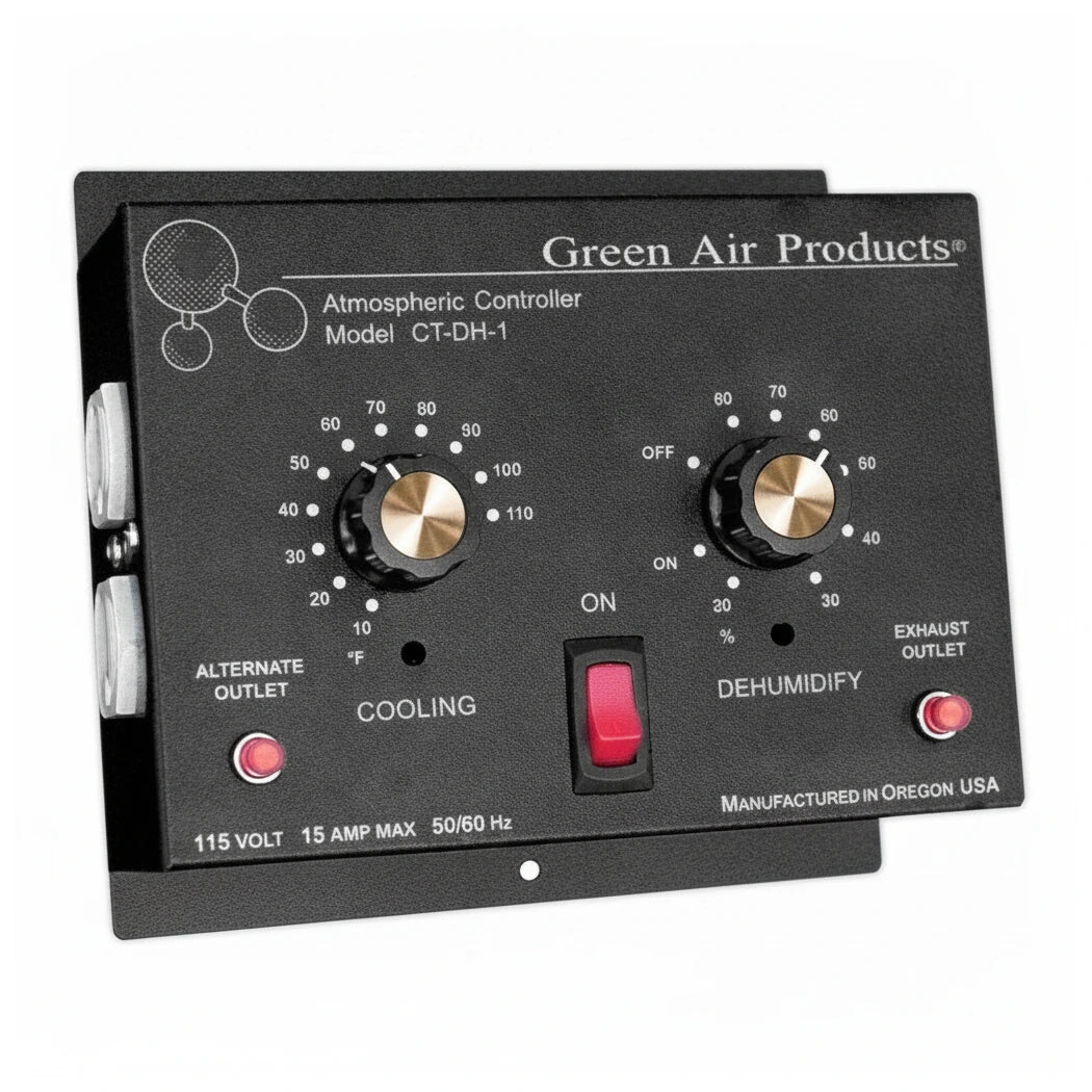 Green Air CT-DH-1 Cooling Thermostat & Dehumidistat 4 Outlets