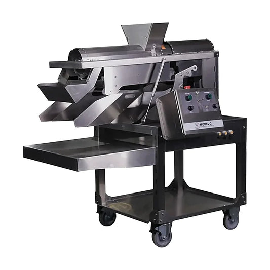 Greenbroz Model G - Grinder - Model G grinder on its stand