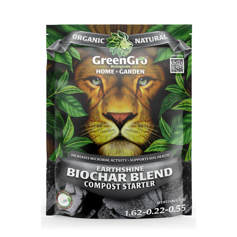GreenGro Earthshine Biochar 5 LB (4/Case) Main Image