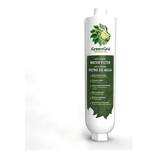 GreenGro KDF Carbon Water Filter - KDF carbon water filter