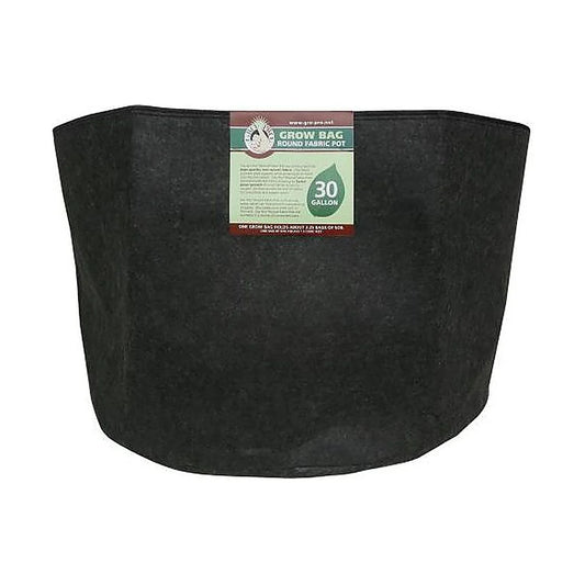 Gro Pro round fabric pot, 30 gallon, black