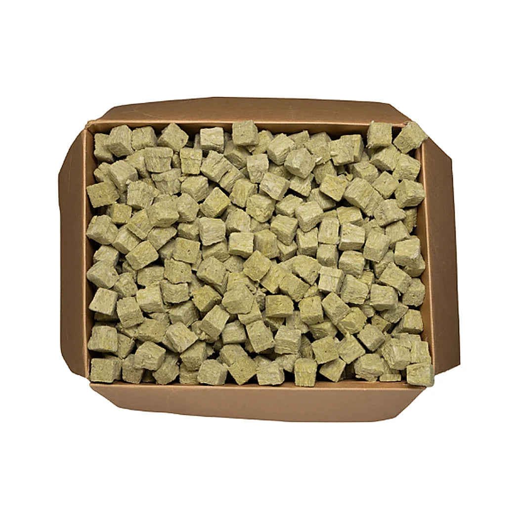Grodan® Stone wool 1.5" A-OK Starter Plugs™ Loose in Carton (1.4x1.4x1.6) - (2,310ct. A-OK Loose Plugs in Carton) - A-OK 1.5 in starter plugs loose in carton