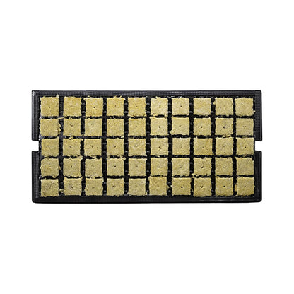 Grodan® Stone wool 1.5" A-OK Starter Plugs in Prefilled tray - (Case of 30x50ct Loose Plugs in cell tray/1500plugs) - A-OK 1.5 in starter plugs in prefilled tray