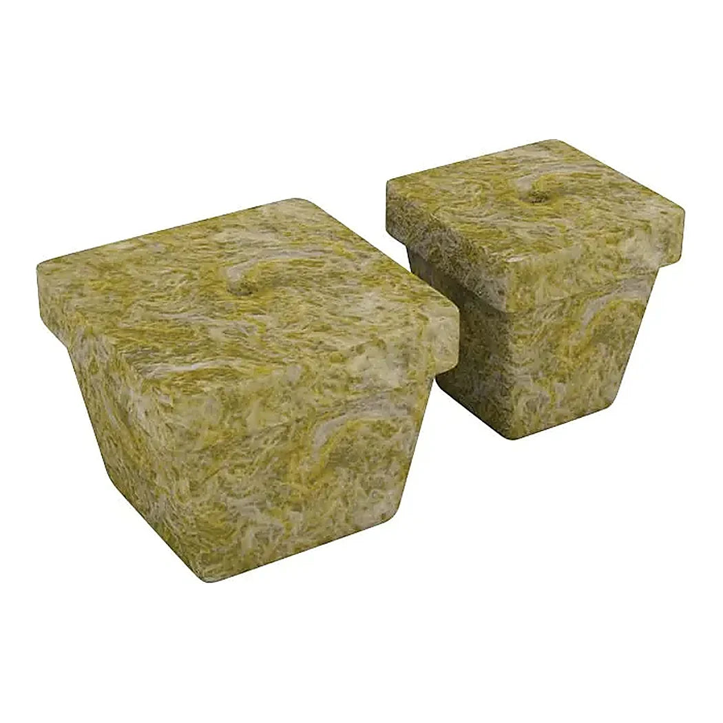 Grodan® Stone wool 1.5" A-OK Starter Plugs in Prefilled tray - (Case of 30x50ct Loose Plugs in cell tray/1500plugs) - starter plugs