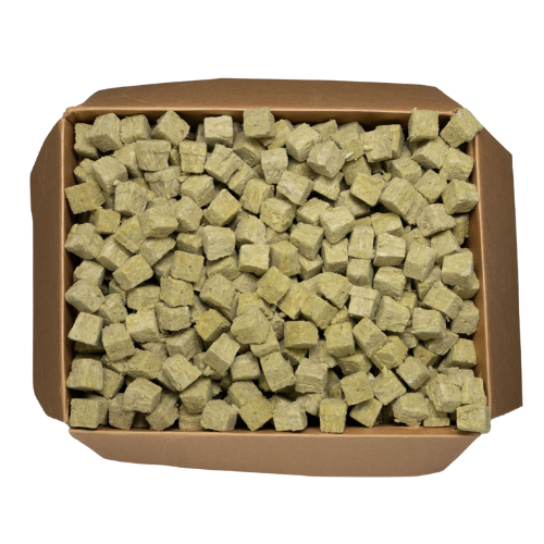 GrodanÂ® Stone Wool 1.5" A-OK Starter Plugsâ„¢ Loose In Carton (1.4x1.4x1.6) - (2,310ct. A-OK Loose Plugs In Carton) Main Image