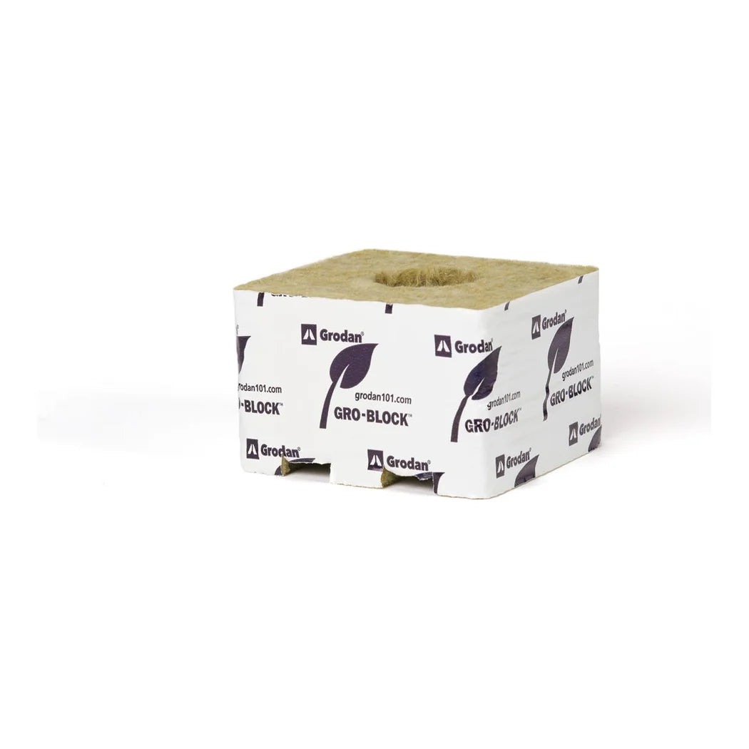 Grodan Gro Block Improved GR6.5 - Loose on Pallet - 2448 blocks per pallet (290153) - Gro-Block Improved GR6.5, carton