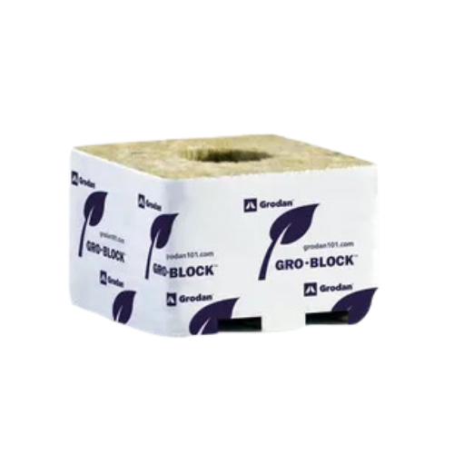 Grodan Gro-Block Improved GR6.5 Blocks - 4x4x2.6" (Case Of 216 - Shrink-Wrapped) Main Image