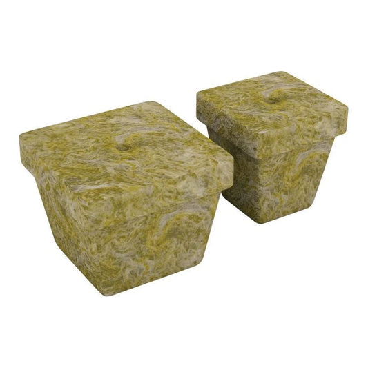 Grodan PRO A-OK 2 inch unwrapped stonewool starter plugs for seed and cutting propagation