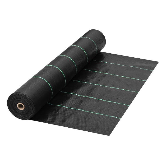 GROW1 Landscape Ground Cover Weed Mat Barrier Black 12ft x 300ft Main Image