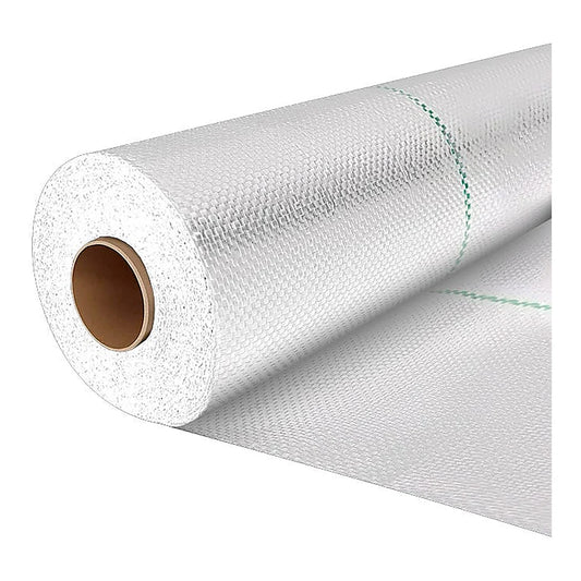 GROW1 Landscape Ground Cover Weed Mat Barrier White 3ft x 300ft - white ground cover roll, 3 ft x 300 ft