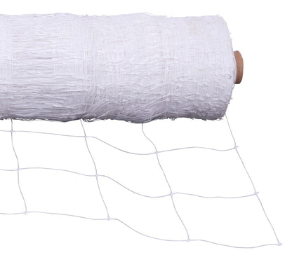 Grower's Edge Commercial Grade Trellis Netting 48 In X 3280 Ft - Bulk Roll 6" Spacing Unrolling Closeup