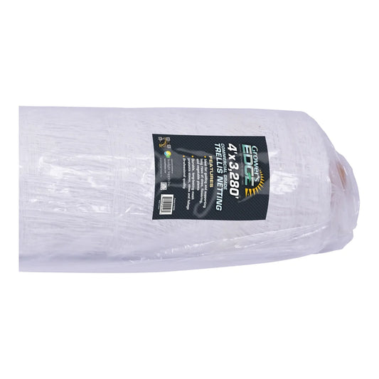 Grower's Edge commercial grade trellis netting bulk roll, 48 in x 3280 ft, 6 inch squares