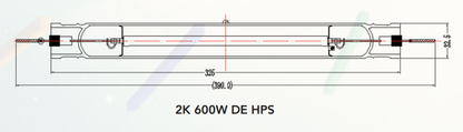 Diagram - Growers Choice DE 600W HPS 2K Grow Lamp