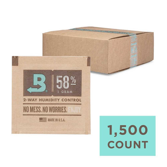 Boveda 58% 1g Square - 1500 Pack