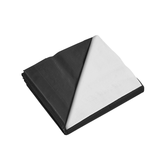 Black + White Woven Blackout Light Deprivation Film 9 Mil