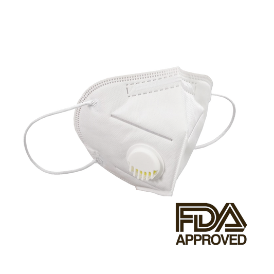 KN95 Valve Face Mask FDA Certified (1-piece)