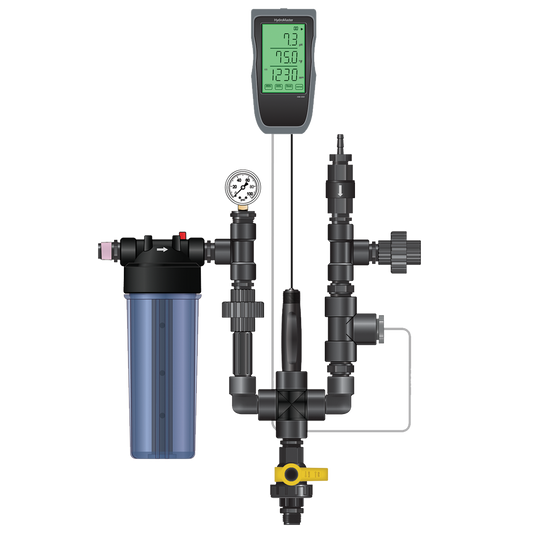 Dosatron LoFlo Series Nutrient Delivery System - Plumbing Kit - 3/4 in Inline Monitor Kit