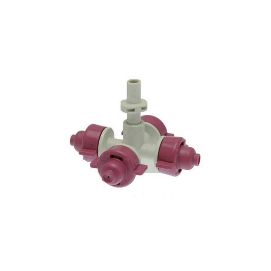 Netafim CoolNet Pro Fogger - 4 nozzles with Check Valve Orange Pin (Special Order) - 25 Pack