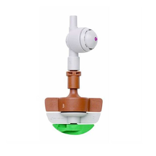 Netafim SpinNet Head Assy, Brown Body, Brown Mist Control, Green Spinner - 25 Pack