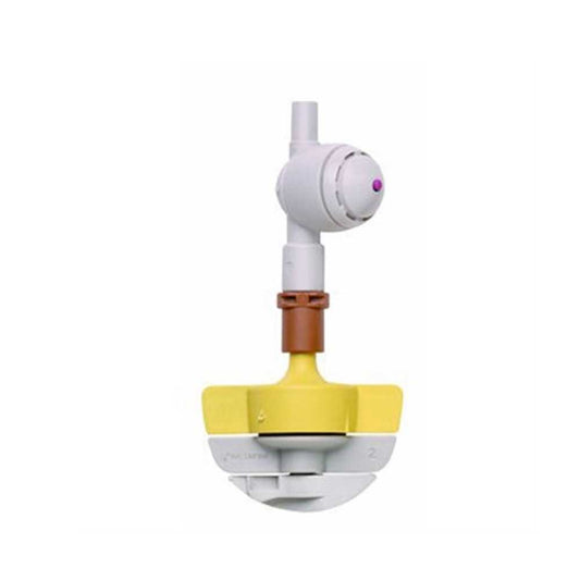 Netafim SpinNet Brown Mist, Yellow Body, Grey Spinner with Check Valve - 25 Pack