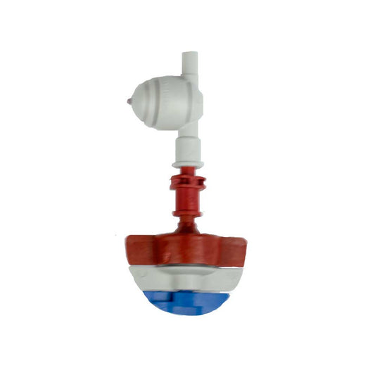 Netafim SpinNet Red Mist, Red Body, Blue Spinner with Check Valve - 25 Pack
