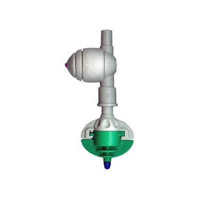 Netafim VibroNet Sprinkler, Green Nozzle with Check Valve - 25 Pack