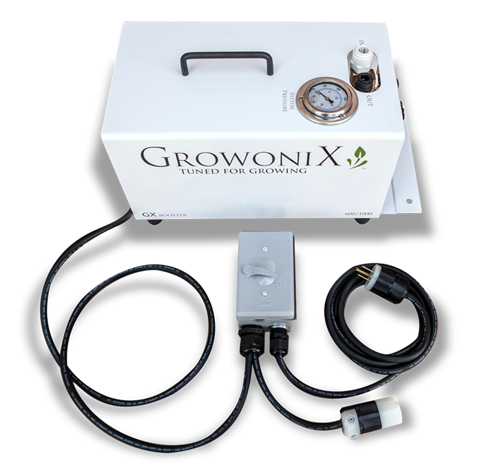 Growonix 300 psi Booster Pump GX600/1000 with Splash Guard Chassis