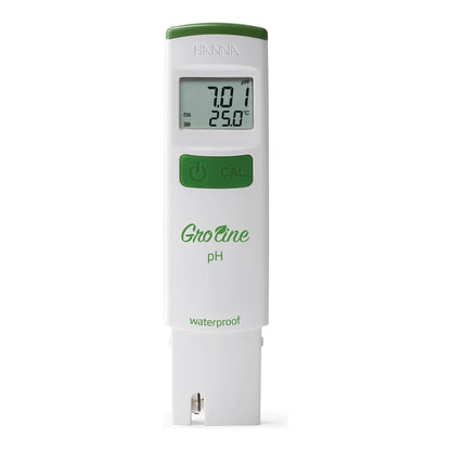 Hanna HI98118 GroLine waterproof hydroponic pH tester