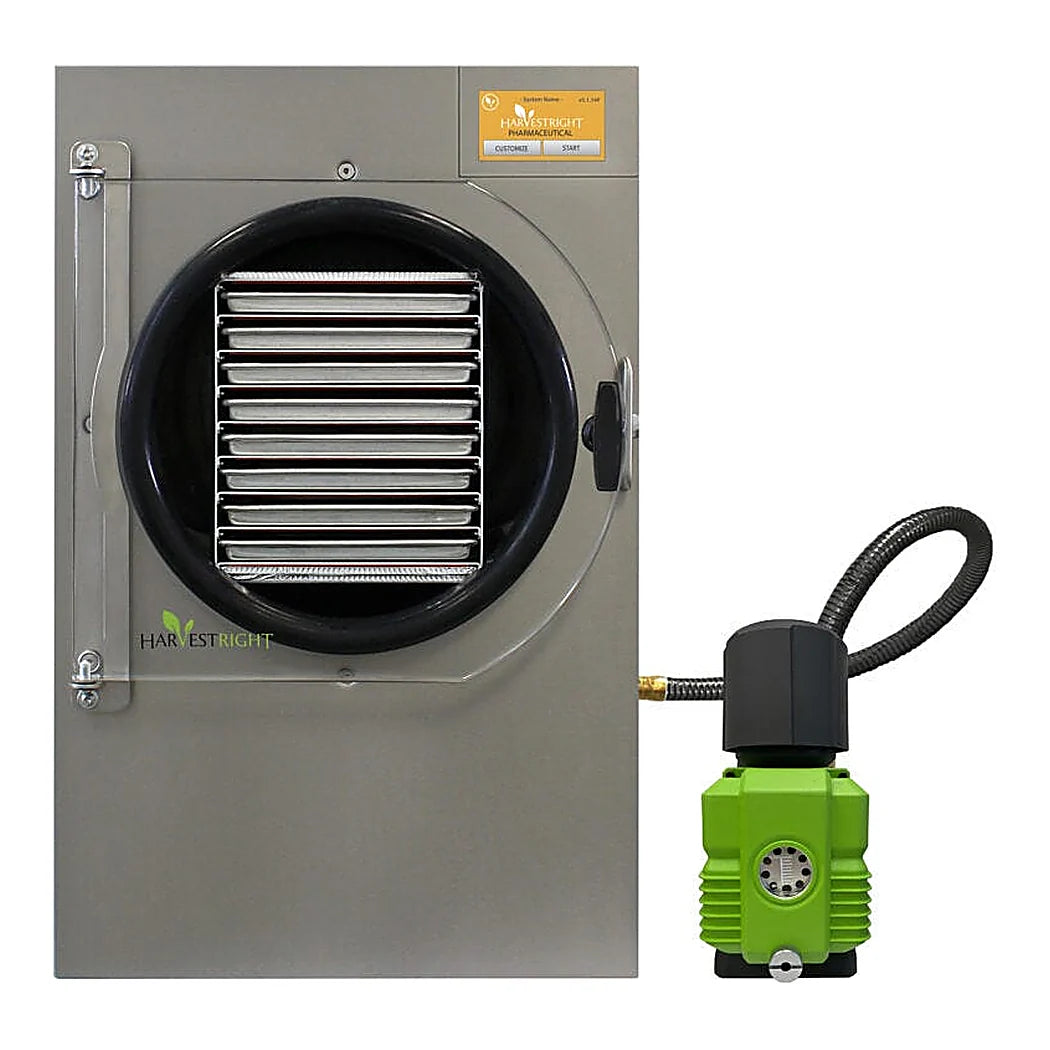 Harvest Right Pharmaceutical Freeze Dryer - Large - Stainless Steel - freeze dryer with vacuum pump