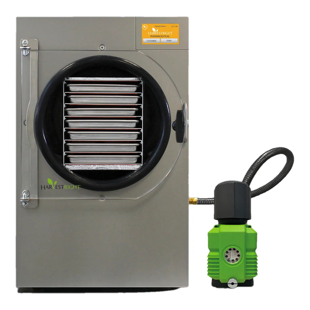 Harvest Right Pharmaceutical Freeze Dryer - Medium - Stainless Steel - freeze dryer with vacuum pump