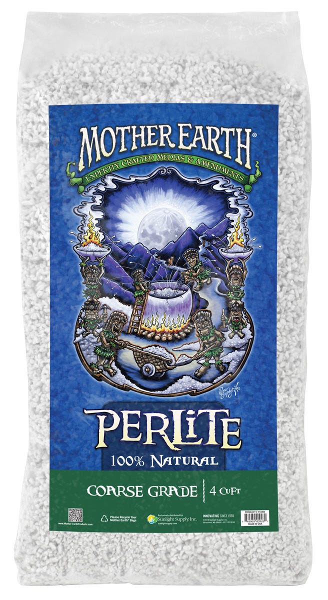 Mother Earth Coarse Perlite - 4 cu ft (36/Plt)