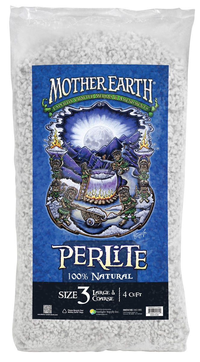 Mother Earth Perlite # 3 - 4 cu ft (30/Plt)