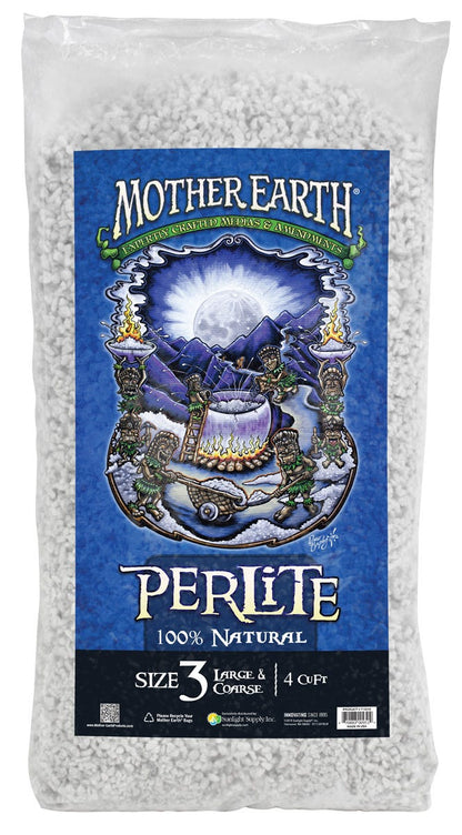 Mother Earth Perlite # 3 - 4 cu ft (30/Plt)