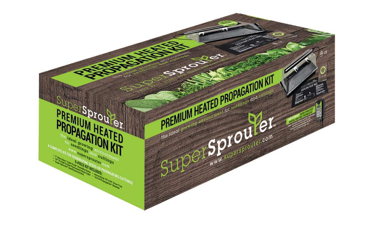 Super Sprouter Premium Heated Propagation Kit w/ T5 Light Retail Box