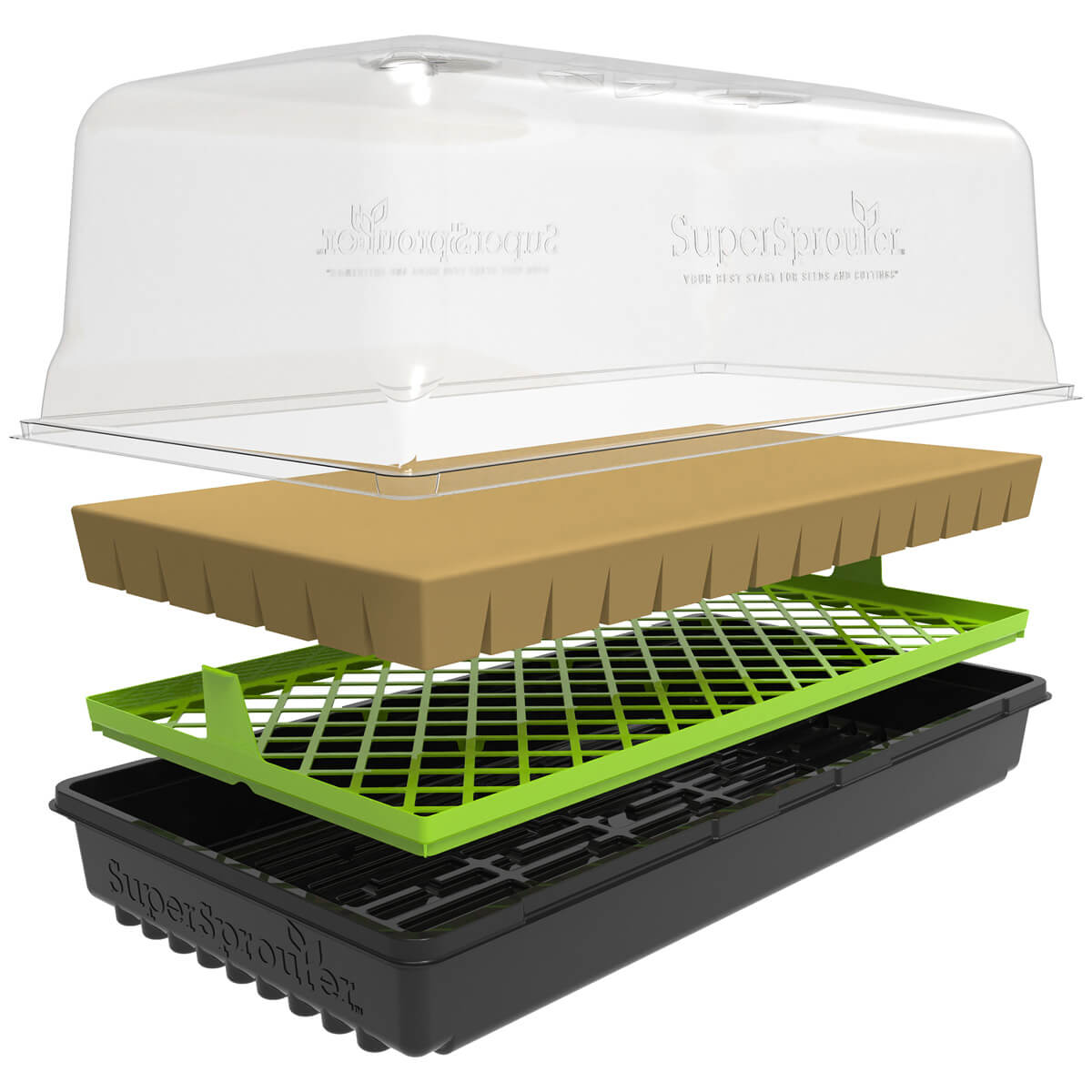 AirMax Tray Insert (#HGC726742) shown with Super Sprouter Dome Kit (sold sep.)