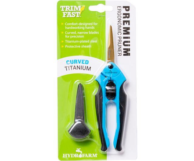 Premium Ergonomic Curved Titanium Blade Pruner - packaging