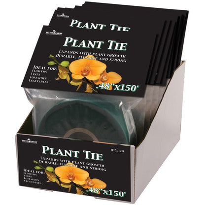 Hydrofarm Plant Tie 150ft x 1/2", 8mil